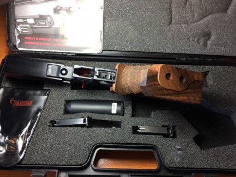 VENDO PISTOLA PARDINI SP RAPID FIRE de Septiembre del 2015 en perfecto estado. Con cacha NILL ( puesta 20