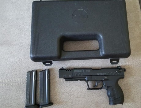 HOLA, TENGO UNA WALTHER DEL 22 Y LA VENDO por 150 euros,  O CAMBIARIA POR UNA HK O WALTER DE 9 MM, Y DARIA 02