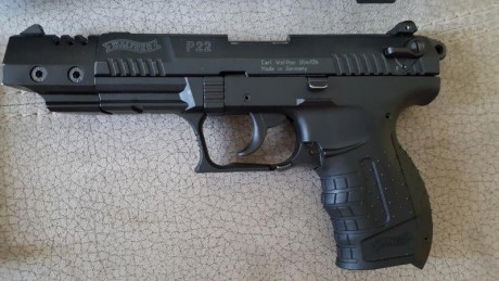 HOLA, TENGO UNA WALTHER DEL 22 Y LA VENDO por 150 euros,  O CAMBIARIA POR UNA HK O WALTER DE 9 MM, Y DARIA 01