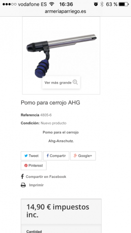 VENDO CARABINA ANSCHUTZ del 22 lr. Modelo 2013/690 de longitud de cañon con culata BR . EN PERFECTO ESTADO( 40