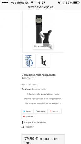 VENDO CARABINA ANSCHUTZ del 22 lr. Modelo 2013/690 de longitud de cañon con culata BR . EN PERFECTO ESTADO( 52