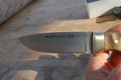 Vendo por no usar, Muela  Kodiak  nuevo, nunca usado y con caja, en acero  Sandvick  14C28N, cachas de 12