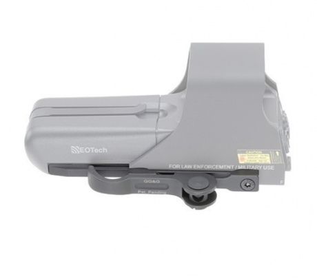 Montura desmontable tactica GGyG, para visor holografico Eotech o bushnell, posibilita el poder usar visor 01