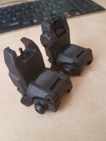 Magpul Mbus nuevas a estrenar, desmontadas de mp15, son originales nada de copia china. En el precio esta 01