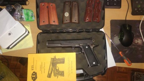 Hola, pues lo dicho, estaría interesado en hacer un cambio, mi STI Trojan de 6" del cal 9mm, por 00