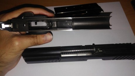 Hola, pues lo dicho, estaría interesado en hacer un cambio, mi STI Trojan de 6" del cal 9mm, por 22