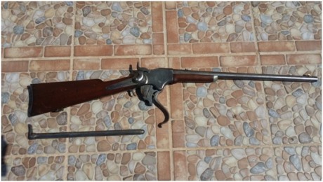 Hola, vendo una carabina Spencer ( precursora de los winchesters) en calibre 56 anular totalmente original 01