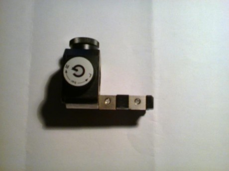 Vendo diópter para carabina de aire comprimido o del .22 Marca Ghemann modelo 590 Usado, en buen estado.
Precio 01