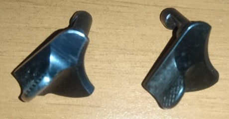 Vendo 2 Aletas de Seguro de pistolas Star tipo 1911 (B, P, super B)

A la izquierda una usada con zona 00