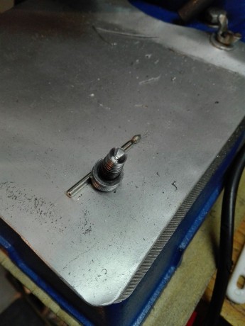 Tapon para la boca estriada de 12mm
LLenado de la boca.
Limado de la boca hasta que da el peso que quiero. 00