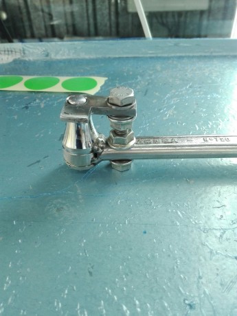 Tapon para la boca estriada de 12mm
LLenado de la boca.
Limado de la boca hasta que da el peso que quiero. 20