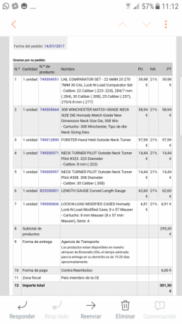 Vendo forster neck turner nuevo sin estrenar, solo probado, por comprarme el hornady, incluye pilot del 20