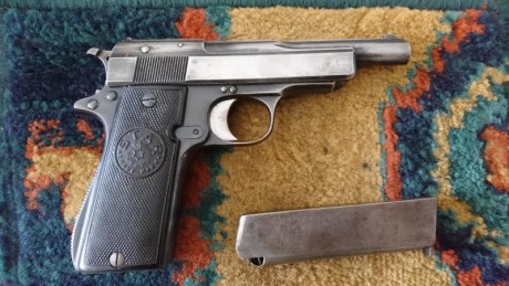 Vendo Star IN modelo 1925, 9 corto. 
Aguja percutora nueva hecha sobre medida. 
A 25m, buena precisión, 01