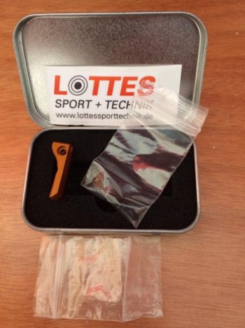 Vendo cola de disparador para pistolas de aire comprimido de la marca Steyr de LOTTES prácticamente nueva. 01