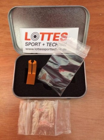 Vendo cola de disparador para pistolas de aire comprimido de la marca Steyr de LOTTES prácticamente nueva. 00