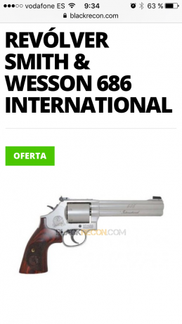 VENDO REVOLVER S&W 686/357 -ULTIMO MODELO DEL FABRICANTE-de OCTUBRE 2016 con muy poco uso y en garantia 02