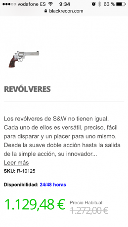 VENDO REVOLVER S&W 686/357 -ULTIMO MODELO DEL FABRICANTE-de OCTUBRE 2016 con muy poco uso y en garantia 01