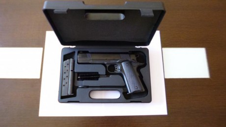 Hola muy buenas, vendo pistola tipo 1911 marca Norinco, modelo NP29 (monohilera) en calibre 9mm. 

El 02