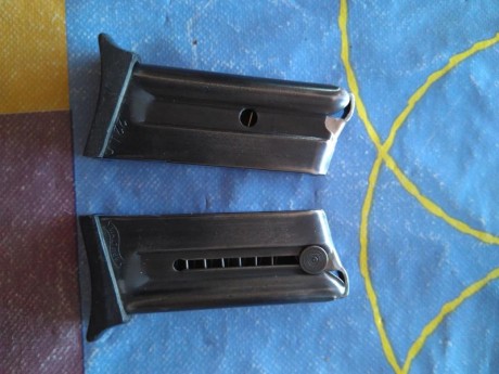 Tengo dos cargadores de walther gsp, son  para las GSP antiguas de 1 generación, las que llevan el agujero 00
