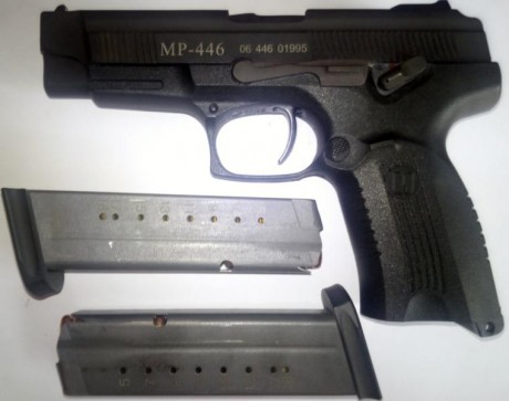 Vendo TOKAREV BAIKAL MP446 nueva a estrenar, guiada con A como arma personal
va con funda para zurdos 00