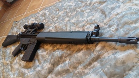 Vendo rifle Sabre Defence copia civil del HK G3 con cañon de precision Lothar Walther. En calibre .307 01