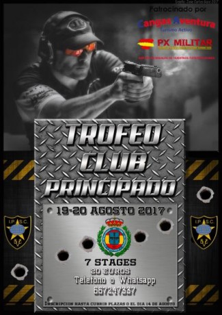 Próxima Competición Club Principado: Trofeo Verano.
Fecha: 19 y 20 de Agosto.
Horario:Briefing sabado 00