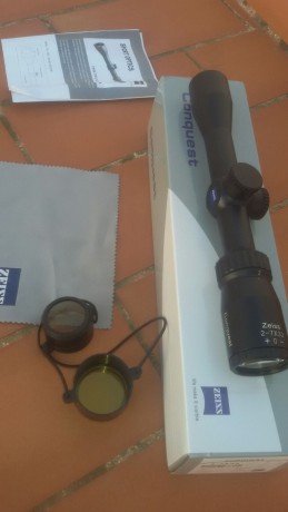 Buenas tardes. Me han ofrecido un visor Zeiss Conquest 2-7x32. Googleando un poco, solo veo en ese rango 01