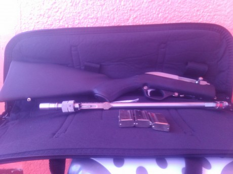 Vendo, por no usar carabina Marlin 70PPS del calibre 22 LR.
Semiautomatica, culata sintetica, cañon en 01