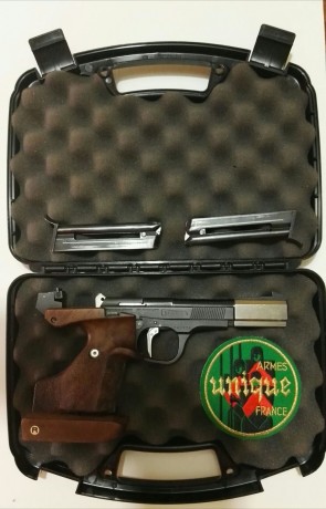 Vendo pistola Unique, el modelo DES 69, en perfecto estado.
Cacha anatómica Thomas Rink, sin retocar, 00