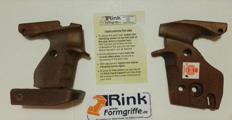 Vendo empuñadura anatómica Tomas Rink, diestra, de la talla S, para pistola Unique DES69.
En perfecto 00