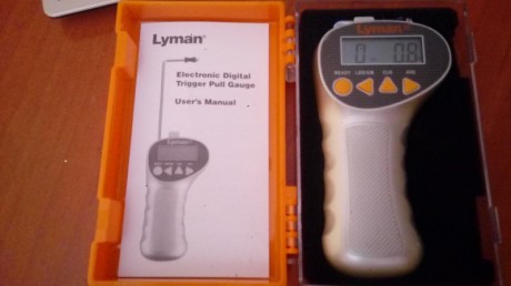 buenas compañeros, vendo pesagatillos digital LYMAN en perfecto estado con su caja original,
se a usado 11