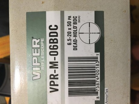 Vendo este visor solo usado para poner en tiro un rifle en galeria y hacer fotos, ninguna marca, ni rastro 01