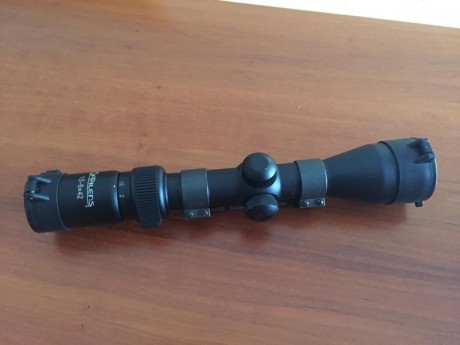 En vta visor de caza, impecable  con anillas y carril precio del conjunto 300 € 02