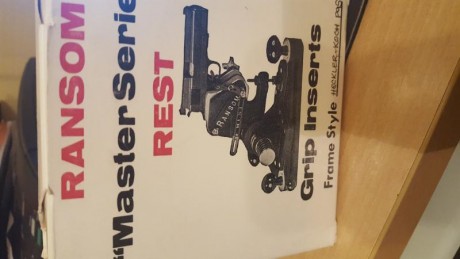 Vendo acoples para ajustar el arma de la maquina ranson rest, son de la cz 75, walther gsp, y hk p9s
los 01