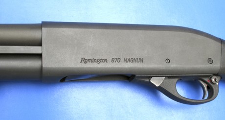 Vendo Escopeta Remington modelo 870 de Corrdera, calibre 12 Magnum y marcada como "Special Purpose" 21