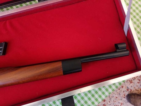 Hola a todos,

vendo esta carabina del calibre 22lr. Es una carabina semiautomática de la marca alemana 30