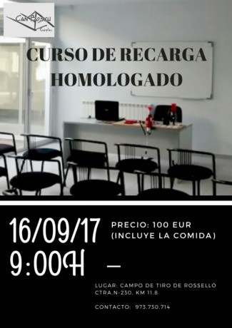 Hola compañeros:
Por medio de este hilo vamos a intentar estar informados de los cursos de recarga que 40