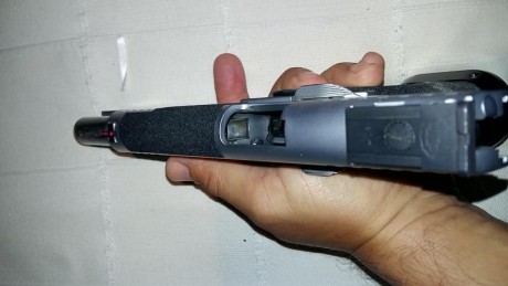 Esta en zaragoza. guiada en 9 y cañon adicional sps ultra mach del 40. Menos de 5000 tiros en total. Doy 10