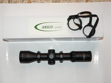 Por venta de rifle, vendo visor Krico 1.5-6X42, retícula 4ª iluminada. Visor polivalente, montería, aguardos, 02