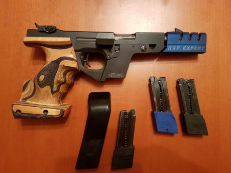 Vendo Pistola Walther GSP Expert, modelo siguiente a la mítica GSP con novedades técnicas que la hacen 00