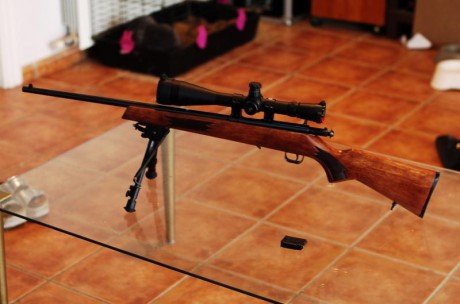 Vendo carabina de marca Rhenus, de calibre 22 WMR por solo 250€
Ideal para casa mayor, donde aceptan ese 02