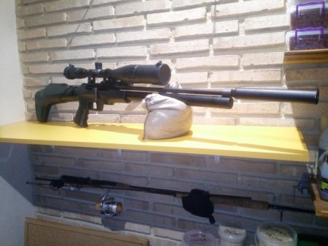 En perfecto estado ,se vende por no usar va con silenciador y manguera de carga para scuba ,funda de transporte 00