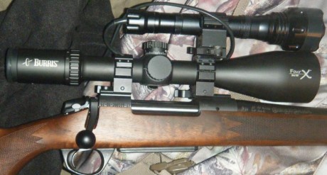 Buenas, mi pregunta es que para las esperas utilizo una linterna que acoplo al cañón del rifle, y me preocupa 91