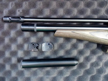Hola,
Vendo BSA Goldstar SE laminado blackpepper.
La vendo con monotiro y multitiro + silenciador + maletín 01