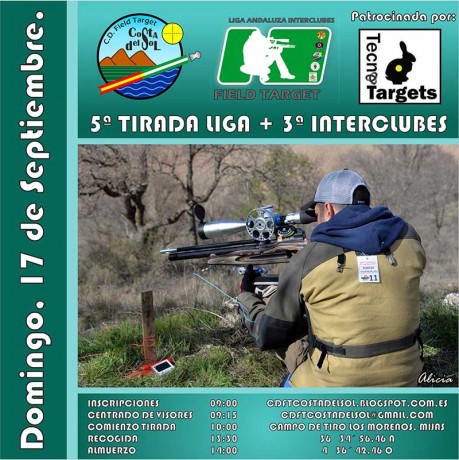 Hola a todos,

El próximo domingo, 17 de septiembre celebraremos en el CDFT Costa del Sol la V Tirada 00