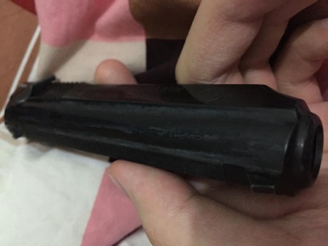 Pues eso quiero saber; si hay algún producto efectivo para eliminar el acabado que traen las pistolas 20