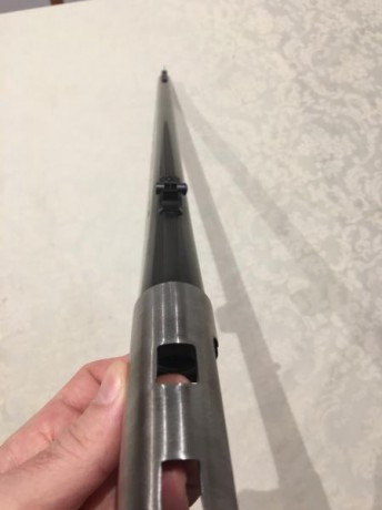      cañón de bala, liso con alza y punto de mira, para una FN Herstal Auto 5 (modelo antiguo) calibre 00
