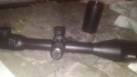 Vendo walther prs 4-24x50 con reticula iluninada en rojo y verde. No tiene apenas uso y ni un arañazo. 02