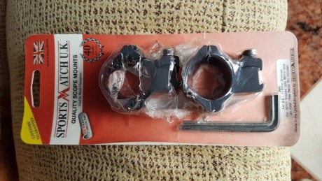 Hola,busco anillas para montar en una anschutz 54(carril 11 mm)
El visor tiene el tubo de 30mm de diametro
En 170