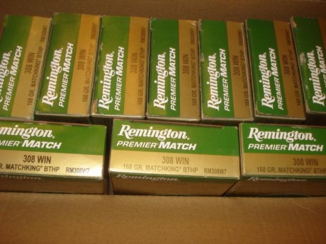 Hola amiguetes,

Vendidas 200 vainas Remington Premier Match del calibre .308W en sus cajas originales, 00